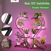 RVHOME Plant Stand Indoor with Grow Lights, 4 Tiered 31"