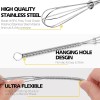 Anaeat Mini Wire Whisks, Set of 2 Portable Stainless Steel