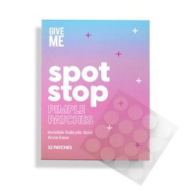 Give Me Cosmetics, Spot Stop Pimple Patches, Invisible Salicylic Acid Acne Ease, 32 Patches Hydrocolloid Patch Treatment Stickers for Face