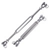 AOKOLL 3/8 Inch M10 Jaw & Jaw Turnbuckle for Cable