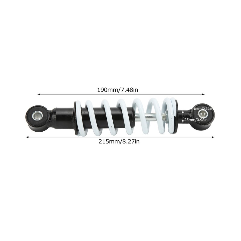 190mm Shock Absorber Front Rear Suspension Damper Universal for Motorcycles