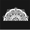 Elegant Mandala Car Decal - Vinyl Sticker for Vehicle, Laptop,