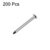 sourcing map Small Tiny Hardware Nails Carbon Steel 1.4X16mm(DXL) for