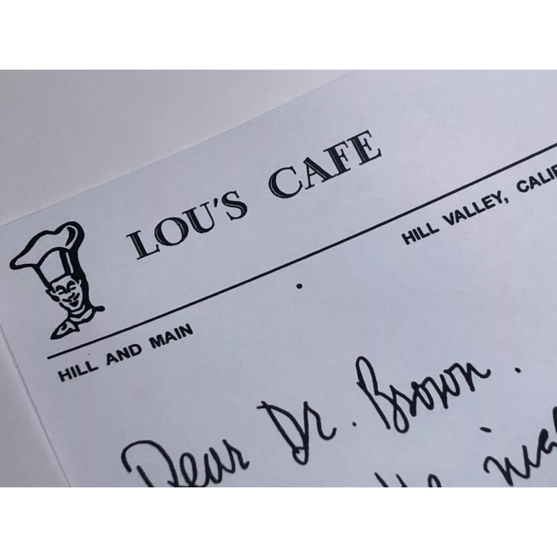 Back to the Future _ Letter to Doc (REPLICA)