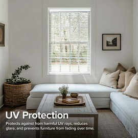 CHICOLOGY Blinds for Windows, Mini Blinds, Window Blinds, Door Blinds, Blinds & Shades, Camper Blinds, Mini Blinds for Windows, Horizontal Window Blinds, Midnight White (Blackout), 12" W X 36" H