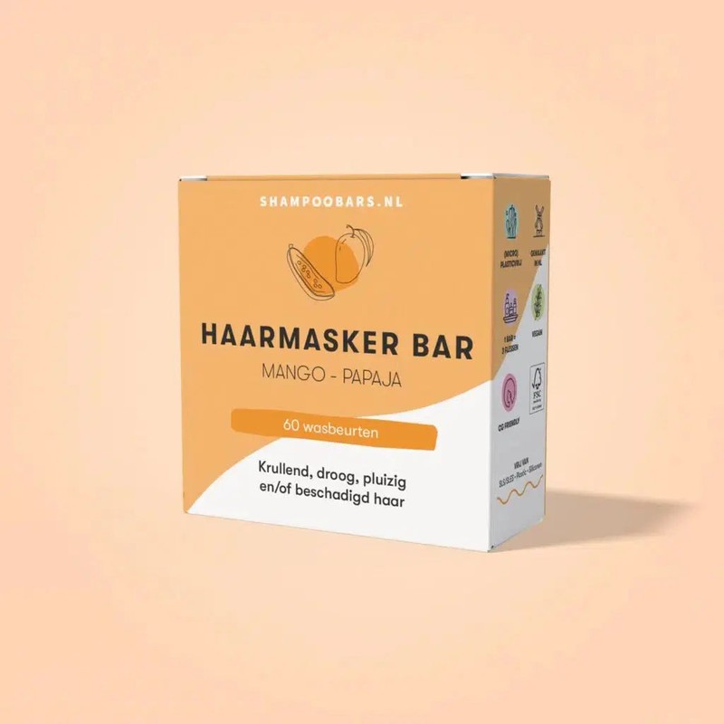Shampoo Bars Haarmasker Bar Mango en Papaya