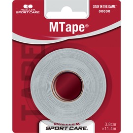 Mueller(ミューラー) Mテープ チームカラー ブリスターパック グレー 38mm Mtape Team Color Blister Pack Gray [1個入り] 非伸縮コットンテープ 430829 グレー 38mm