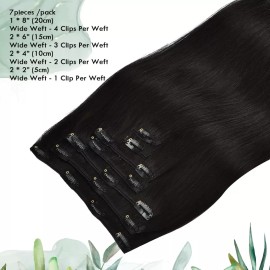 Jinyisong Extensiones Cabello 70gr 14in Natural Negro