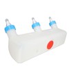 Lamb Feeder with 3 Nipples 3L Plastic Silicone Livestock Teat
