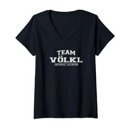 Team Völkl | proud family - surname gift V-Neck T-Shirt