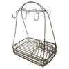 Metal Dish Caddy By Colonial Tin Works,grey,11.5 x 8.75 x