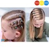 Mythya 1000 Piezas Ligas para Cabello, Niña Goma de Pelo