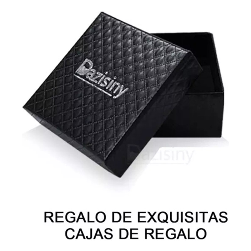 Dazisiny Cadena Oro Torsal 3/4mm Acero Inoxidable Hombre Collar 60cm