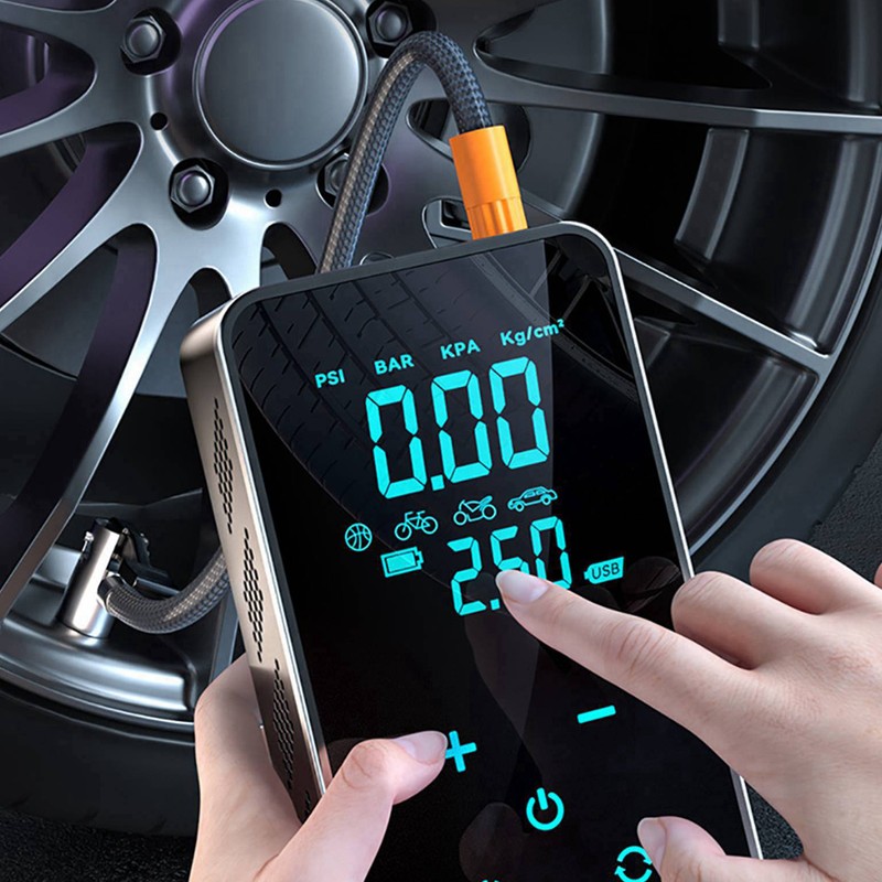 ST-9616A Full-Touch-Screen Vehicle-Mounted Air Pump Portable Air Pump for Automobile