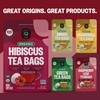 FGO Organic Hibiscus Tea, 100 Count, Eco-Conscious Tea Bags, Caffeine