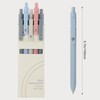 FIOVER Gel Pens 5pcs 0.5mm Quick Dry Black Ink Pens