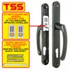 TSS UPVC Door Handle Set in Anthracite Grey, 92mm PZ