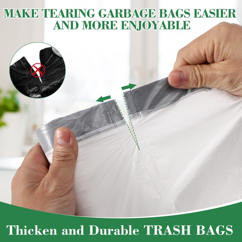 4 Gallon Small Trash Bags 225 Counts Extra Strong Drawstring