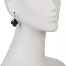 Mine Finds by Jay King Jay King Sterling Silver Gabro Grmstone Drop Earrings