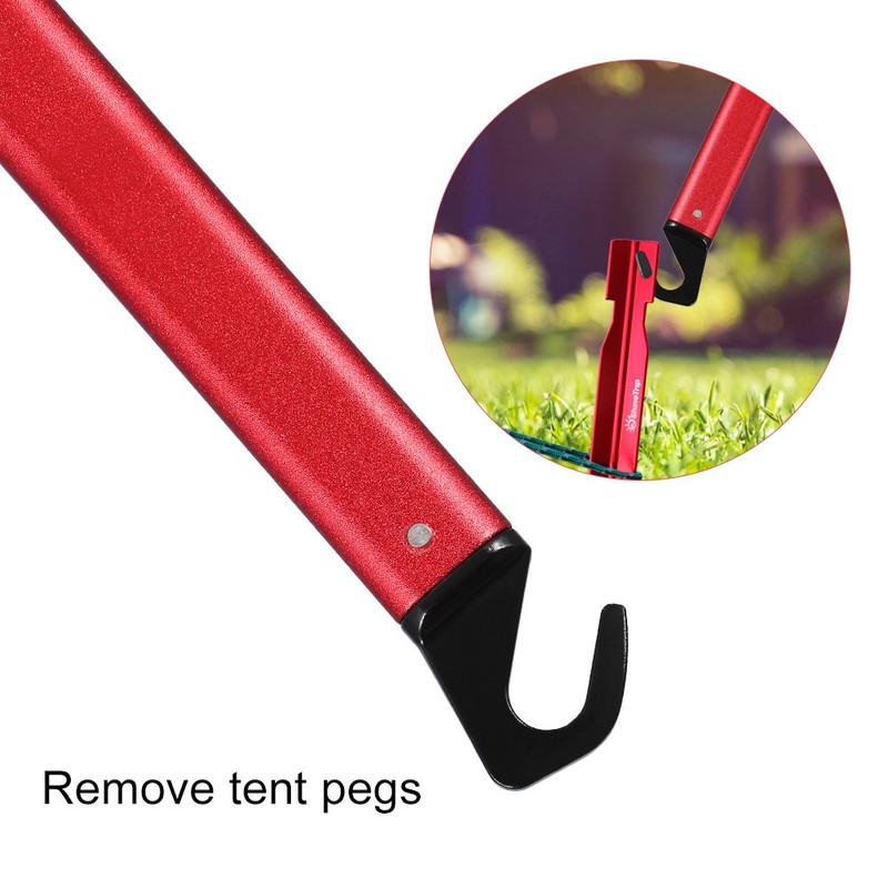 Tent Hammer, 3 Colors Portable Aluminium Alloy Handle Outdoor Camping