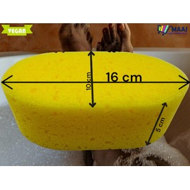 Badeschwamm Tenerife, Oval, Bunt, 16 x 10 x 5 cm