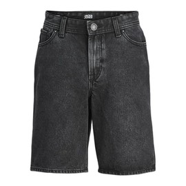 JACK & JONES Boys' Denim Shorts, black, 164