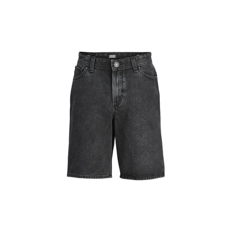 JACK & JONES Boys' Denim Shorts, black, 164