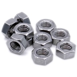 M8 (8mm) All Metal Self Locking Nut - Stainless Steel (A2) (Pack of 10)