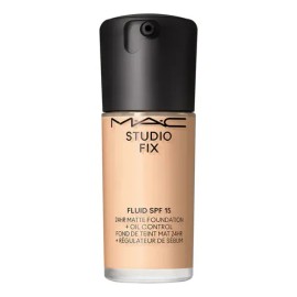 Base Líquida MAC Studio Fix Fluid | NC16 | Mate | SPF 15 Cobertura 24h Media-Alta | 30ml