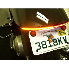 Fender Eliminator Integrated LED Taillight Kit for Honda VT750 Spirit/Phantom - Brake and Turn Signals - Smoked Lens