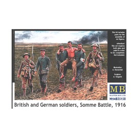 Master Box Models "British and German Soldiers, Somme Battle 1916" - 6 Figures Set (1/35 Sclae)