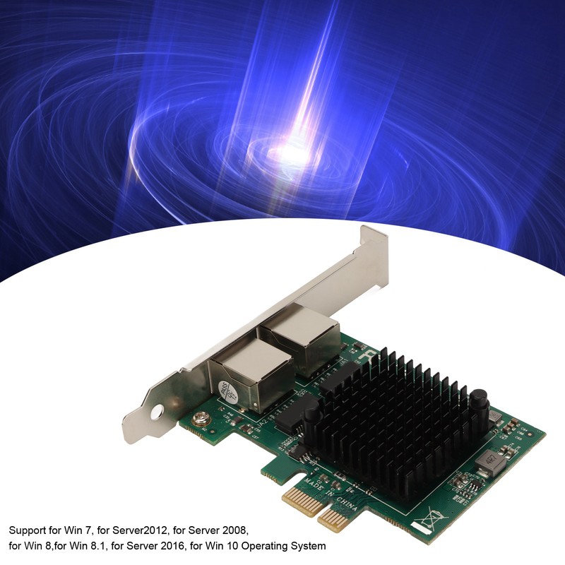 PCIE NIC Network Card Stable Transmission Plug and Play 1G