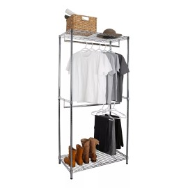 Home Organizador Closet Armable Acero Inoxidable Uso Rudo