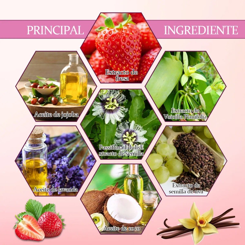 Aceite Para Después Del Afeitado Con Vainilla Y Fresa Suave