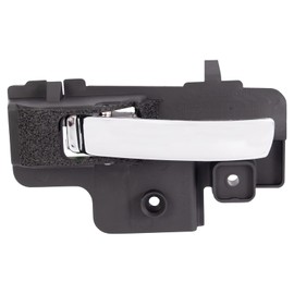 TRQ Driver Side Interior Door Handle Chrome Compatible with 2007-2009 Dodge Caliber 2008 Jeep Compass Patriot