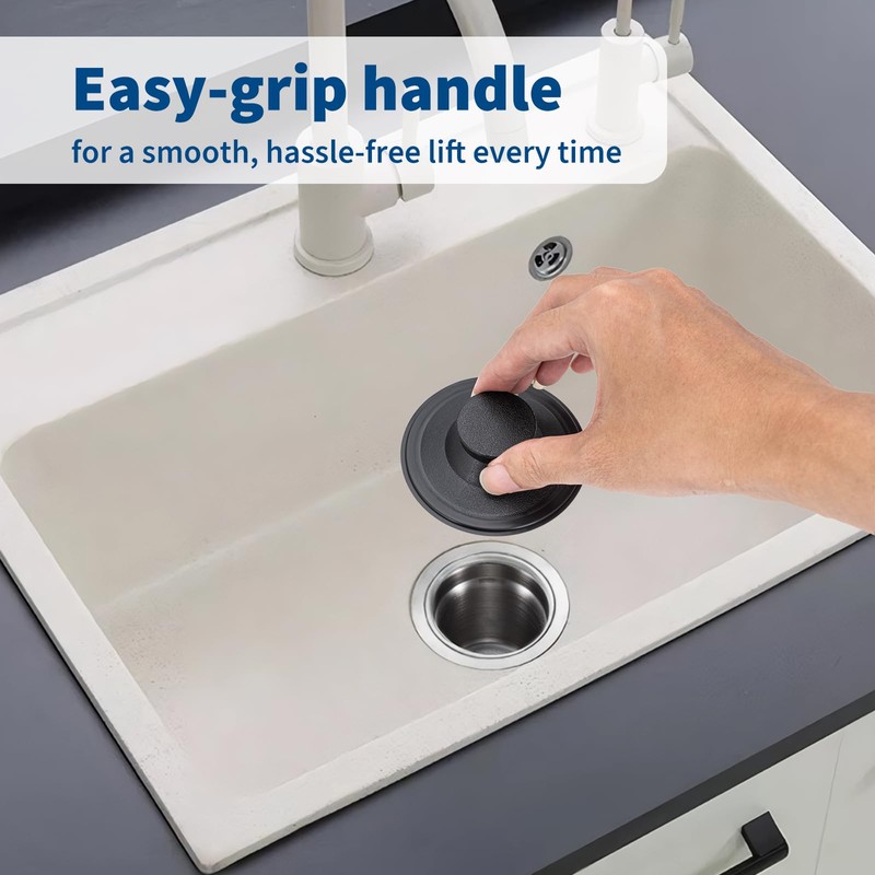2 Pack Kitchen Sink Stopper, Garbage Disposal Dishwasher Plug Cap,