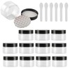TIANZD Pack of 12 Small 100 ml Transparent Plastic Empty