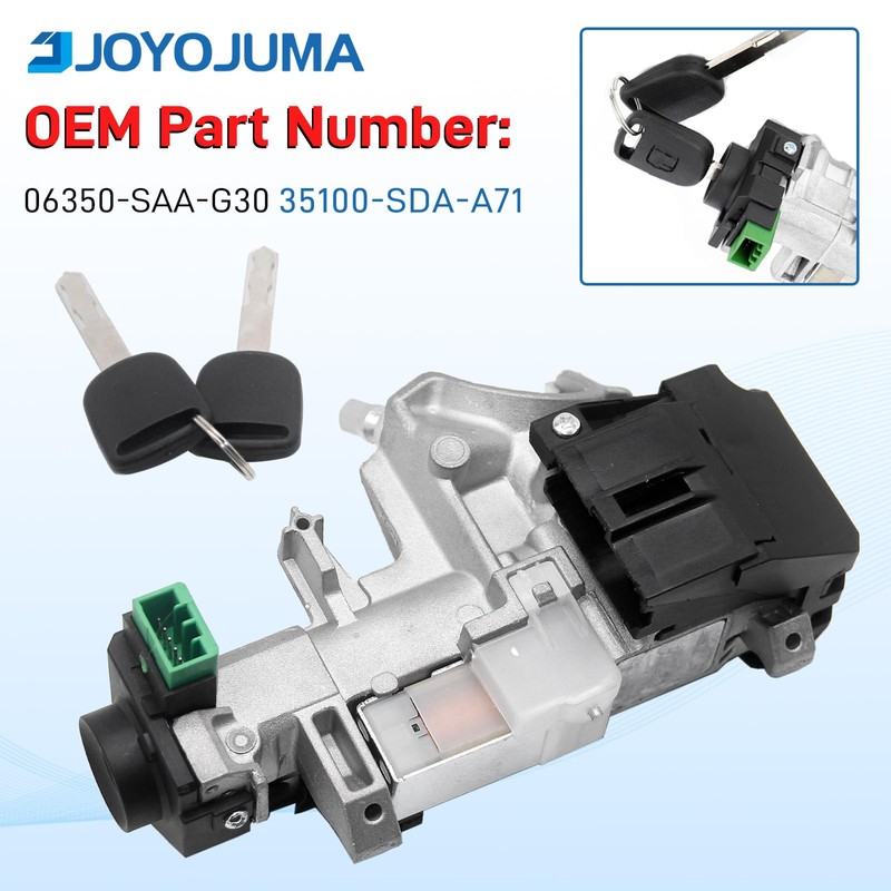 Ignition Switch Lock Cylinder with Keys for Honda Civic 2006-2011,