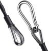 TOBWOLF 2PCS 10" Gym Extension Cable, Fitness Extension Rope Attachments