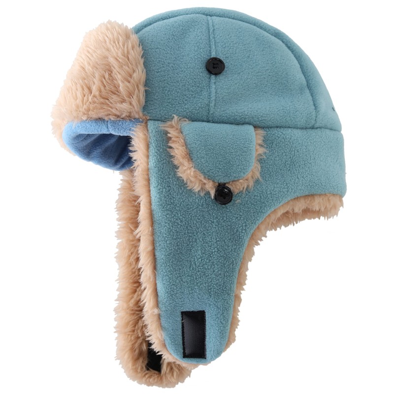 Connectyle Gorro de Invierno con Orejeras para niños pequeños, Azul
