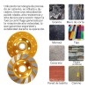 Pack Discos Diamante Copa Amoladora 100 125 150 Granito Mármol