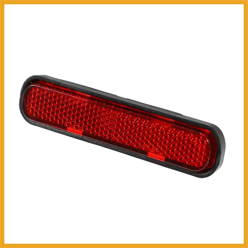 Partuto Universal Reflector Motorcycle Safety Spoke Reflective w/Screw Red Replacement