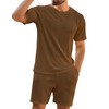 Babioboa Men's Short Sets 2 Piece Outfits Crewneck Summer T