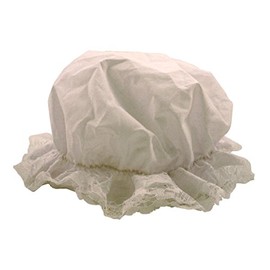 HENBRANDT New Girls Kids Children Tudor Victorian White Mop Hat Fancy Dress Costume World Book Day/Week