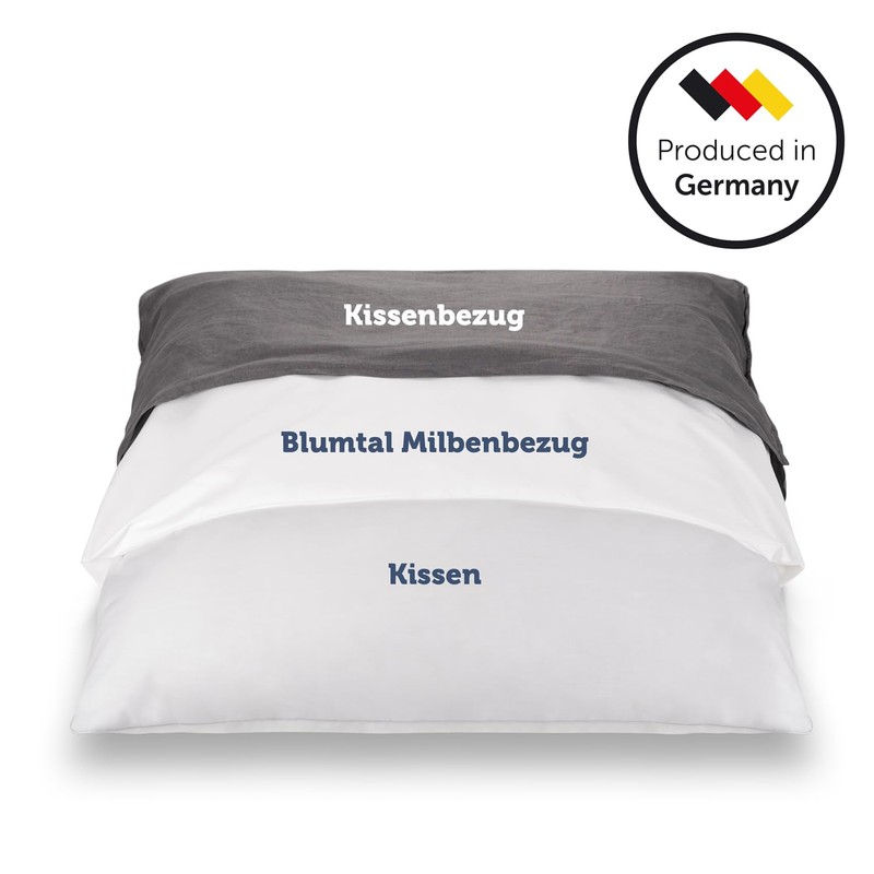 Blumtal Dust Mite Pillowcase, Allergy Sufferers Duvet Cover Set, Dust