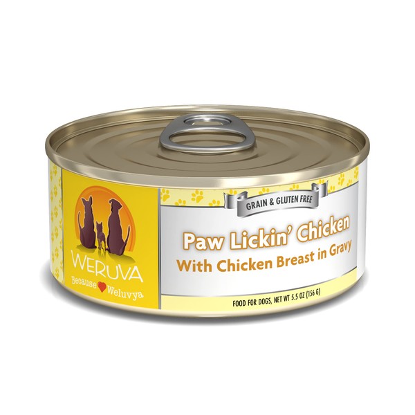 Weruva Classic Dog Food, Paw Lickin’ Chicken with Chicken Breast