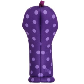 Women's Purple Polka Dots Fairway Club Headcover Handmade by BeeJos