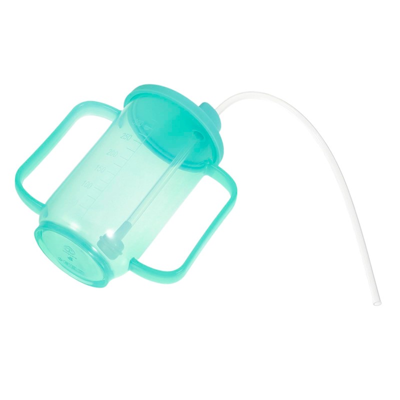 NICEYEA Leak-proof drinking cup for disabled people, sippy cup with