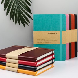 foroxin Journal notebook (A5-Lined, Pink Color),192 Pages, Medium 5.7X8.3 inches - 80 gsm Thick Paper, Hardcover