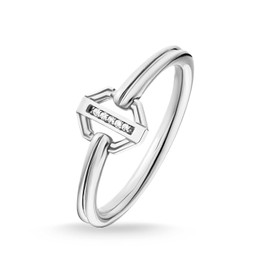Thomas Sabo Women-Ring Vintage silver Glam & Soul 925 Sterling silver D_TR0036-725-14-54